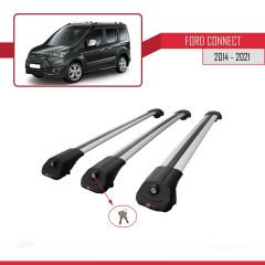 Ford Connect 2014-2021 Arası ile uyumlu ACE-1 Ara Atkı Tavan Barı GRİ 3 ADET BAR