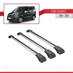 Ford Connect 2014-2021 Arası ile uyumlu ACE-1 Ara Atkı Tavan Barı GRİ 3 ADET BAR