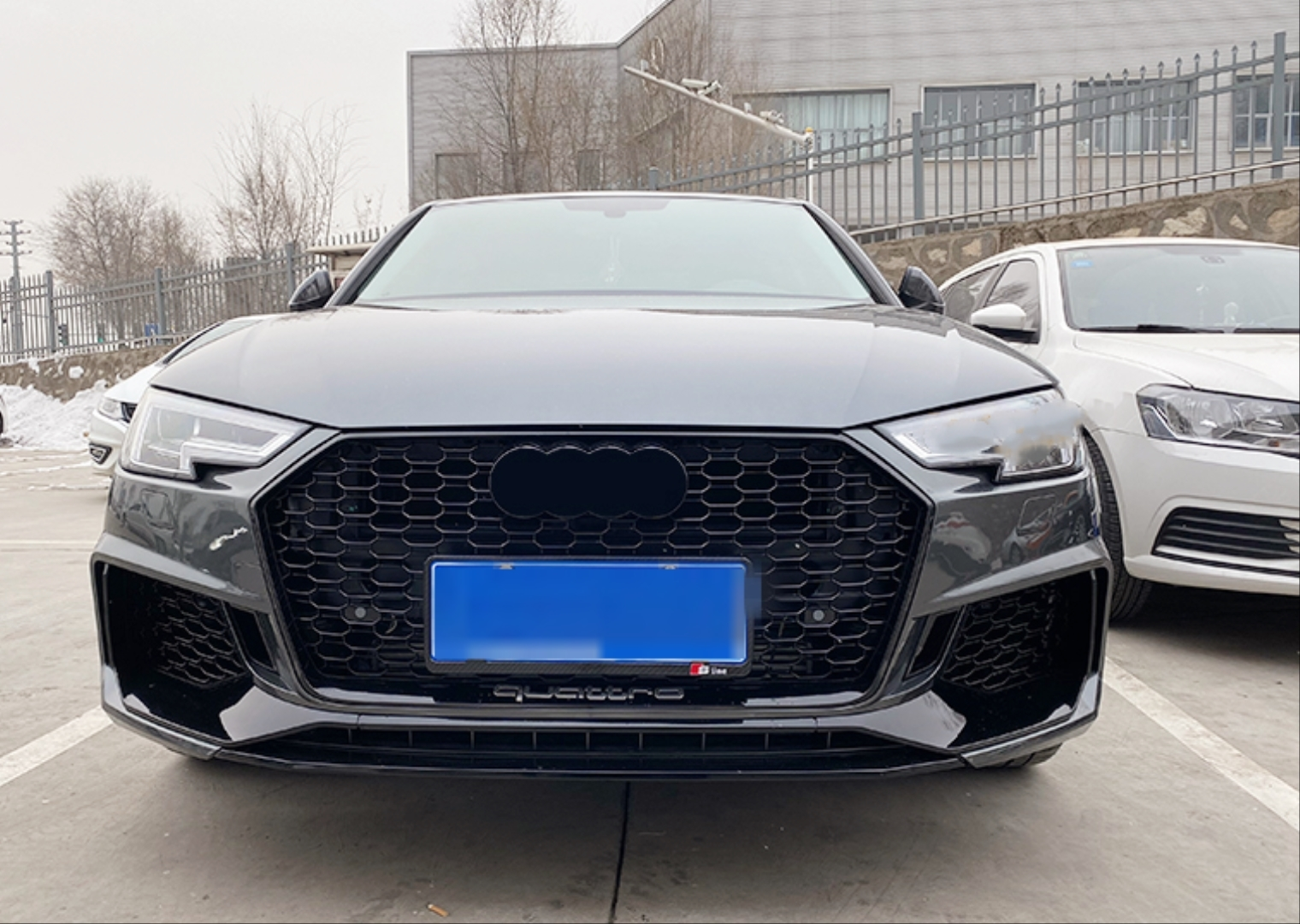Audi A4 Uyumlu 2016-2019 Rs4 Ön Tampon Panjur Seti
