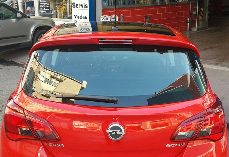 Opel Corsa Uyumlu E 2014 - Sport Tavan Üzeri Spoiler