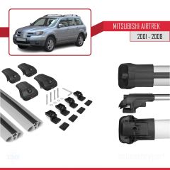 Mitsubishi Airtrek 2001-2008 Arası ile uyumlu ACE-1 Ara Atkı Tavan Barı GRİ
