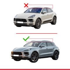 Porsche MACAN 2014 ve Sonrası ile uyumlu ACE-2 Ara Atkı Tavan Barı SİYAH
