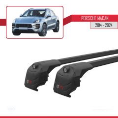 Porsche MACAN 2014 ve Sonrası ile uyumlu ACE-2 Ara Atkı Tavan Barı SİYAH