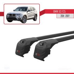 BMW X3 F25 2011-2017 Arası ile uyumlu ACE-2 Ara Atkı Tavan Barı SİYAH