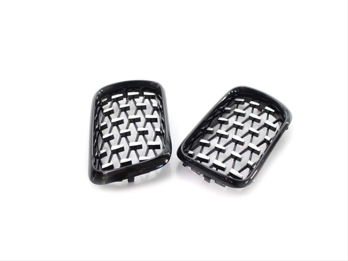 Bmw 3 Uyumlu Serisi 1997-1999 E36 Diamond Panjur (Böbrek) Piano Black Çerçeve