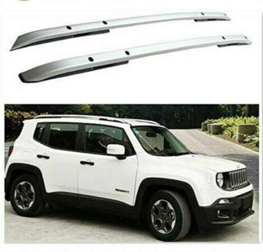 Jeep Renegade Uyumlu 2014 Sonrası Tavan Çıtası Gümüş Parça
