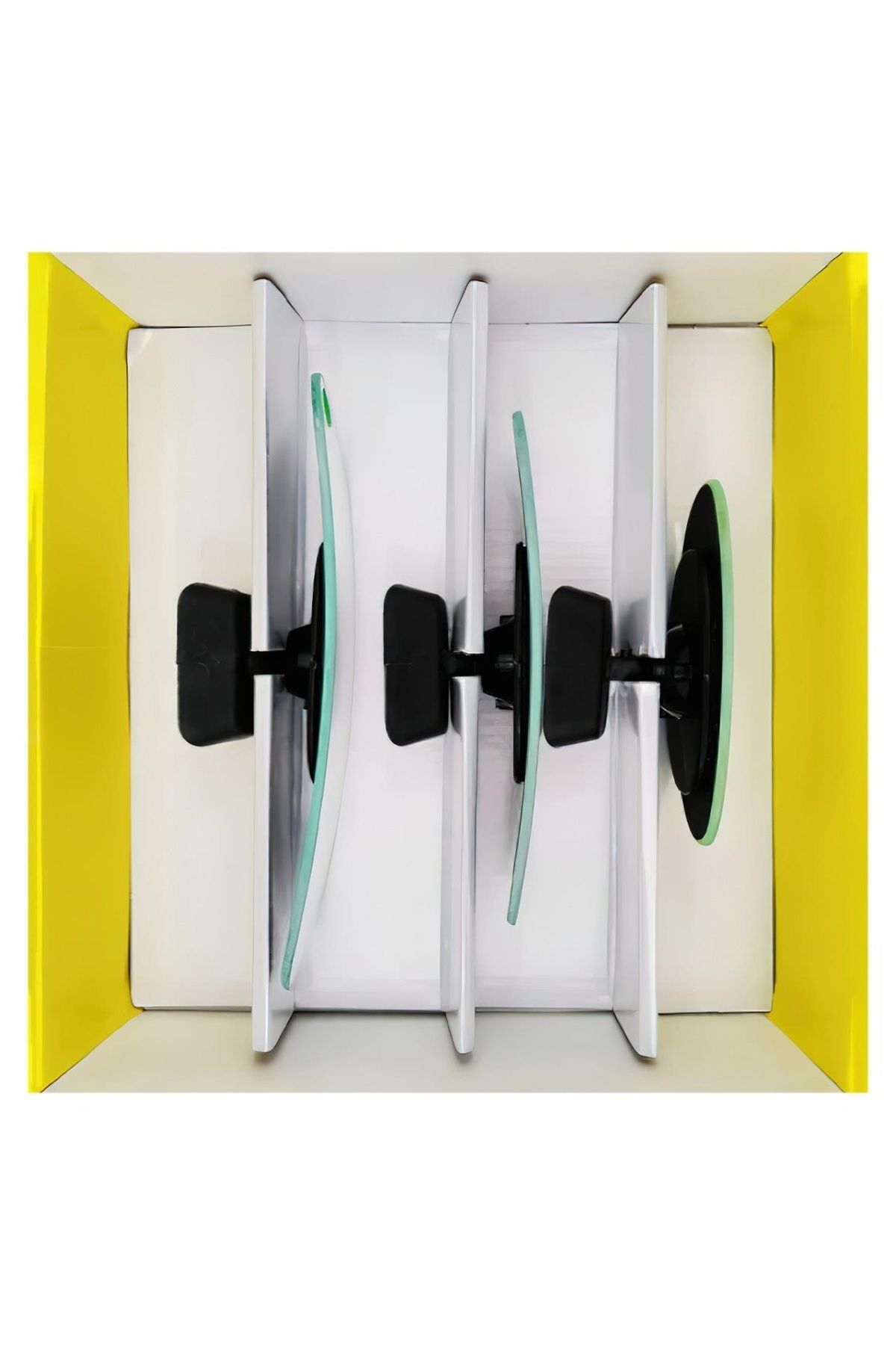 Oval Takgör Oto Iç Dikiz Ayna Seti 3'lü Küçük Boy