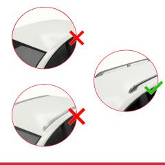Mitsubishi Airtrek 2001-2008 Arası ile uyumlu FLY Model Ara Atkı Tavan Barı SİYAH