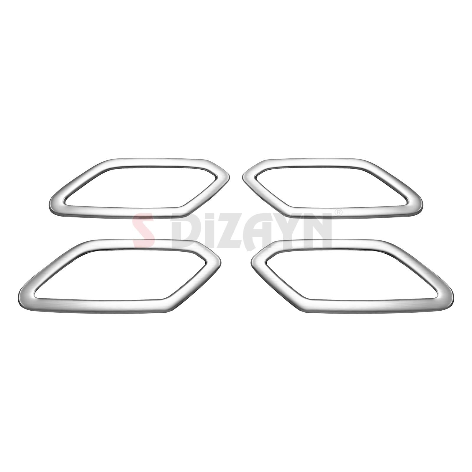 S-Dizayn Renault Duster Krom İç Kapı Kolu Çerçevesi 4 Prç 2024 Üzeri A+ Kalite (Mat Krom)