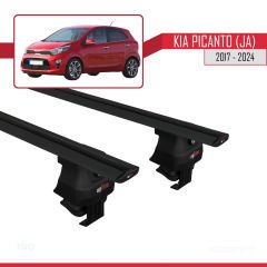 Kia Picanto (JA) 2017 ve Sonrası ile uyumlu ACE-4 Ara Atkı Tavan Barı SİYAH