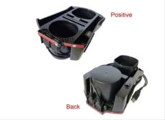 Honda Civic Uyumlu Fc5 2016-2020 USB Portlu Orta Konsol Kutusu Karbon