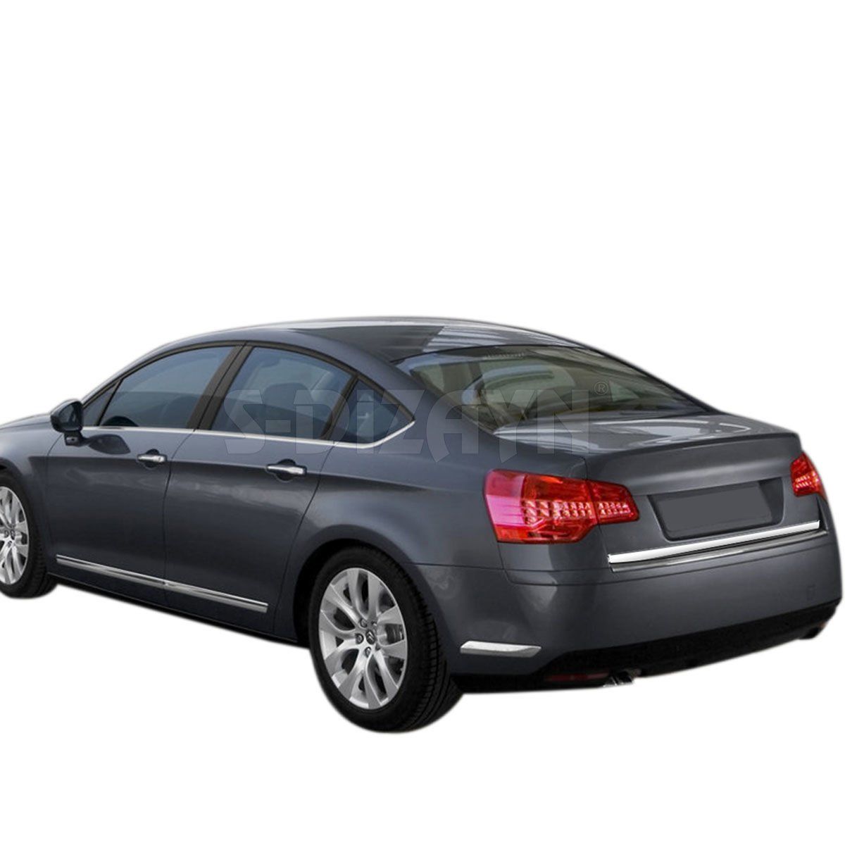 Citroen C5 Uyumlu Krom Bagaj Alt Çıta 2008 Üzeri