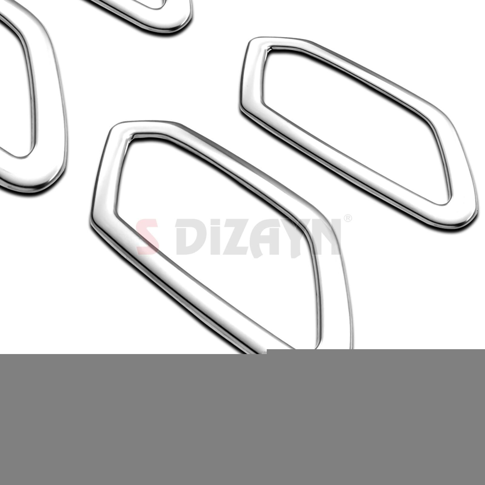 S-Dizayn Dacia Sandero Krom İç Kapı Kolu Çerçevesi 4 Prç 2020 Üzeri A+ Kalite