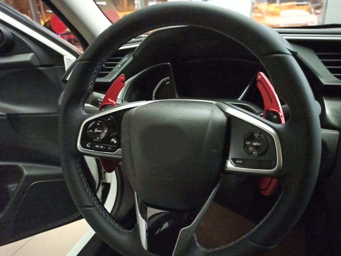 Honda Civic Uyumlu Fc5 2016+ Paddle Shift (F1 Vites Kulakçık) - Kırmızı