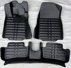 Renault Clio 5 Uyumlu 2019 Sonrası 5D Havuzlu Karbon Dizayn Paspas Seti