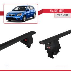 Kia Rio (DE) Hatchback 2005-2011 Arası ile uyumlu ACE-4 Ara Atkı Tavan Barı SİYAH
