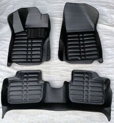 Fiat Egea Cross Uyumlu 2020 Sonrası 5D Havuzlu Karbon Dizayn Paspas Seti