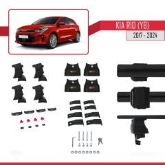 Kia Rio (YB) Hatchback 2017 ve Sonrası ile uyumlu ACE-4 Ara Atkı Tavan Barı SİYAH