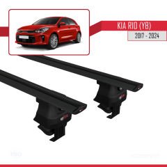 Kia Rio (YB) Hatchback 2017 ve Sonrası ile uyumlu ACE-4 Ara Atkı Tavan Barı SİYAH