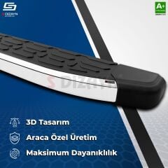 S-Dizayn Toyota Yaris Cross Evo Krom Yan Basamak 173 Cm 2020 Üzeri A+ Kalite