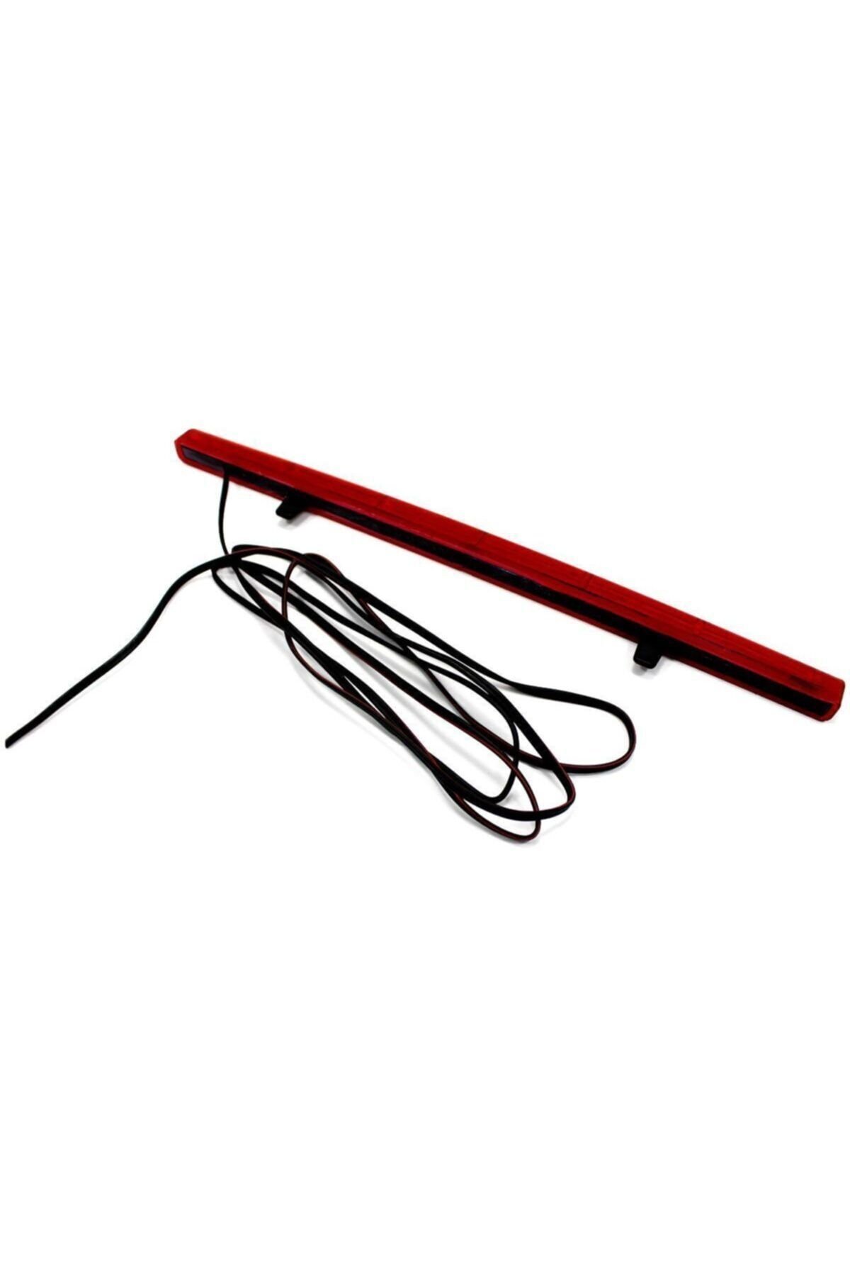 Oto Spoiler Işığı Kırmızı Led Uzun Tip 39 cm 12 Volt 5 Adet