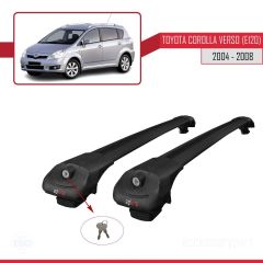 Toyota Corolla Verso (E120) 2004-2008 Arası ile uyumlu ACE-1 Ara Atkı Tavan Barı SİYAH