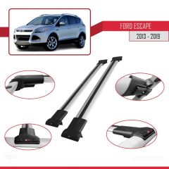 Ford Escape 2013-2019 Arası ile Uyumlu FLY Model Ara Atkı Tavan Barı GRİ