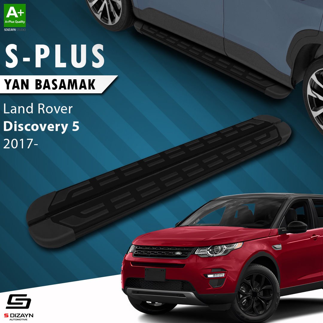 S-Dizayn Land Rover Discovery 5 S-Plus Siyah Yan Basamak 193 Cm 2017 Üzeri