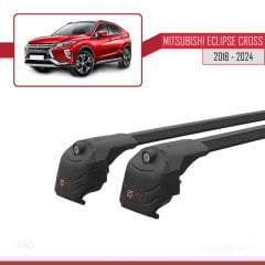 Mitsubishi Eclipse CROSS (GK) 2018 ve Sonrası ile uyumlu ACE-2 Ara Atkı Tavan Barı SİYAH