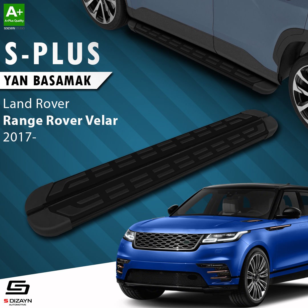 S-Dizayn Land Rover Range Rover Velar S-Plus Siyah Yan Basamak 193 Cm 2017 Üzeri