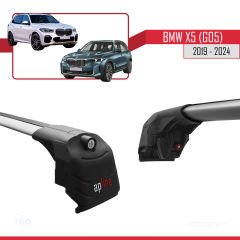 BMW X5 (G05) 2019 ve Sonrası ile Uyumlu ACE-2 Ara Atkı Tavan Barı GRİ