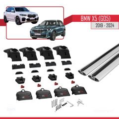 BMW X5 (G05) 2019 ve Sonrası ile Uyumlu ACE-2 Ara Atkı Tavan Barı GRİ