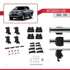 Mitsubishi L200 / Triton IV 2006-2015 Arası ile uyumlu ACE-4 Ara Atkı Tavan Barı GRİ