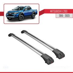 Mitsubishi L200 2015-2023 Arası ile uyumlu ACE-1 Ara Atkı Tavan Barı GRİ