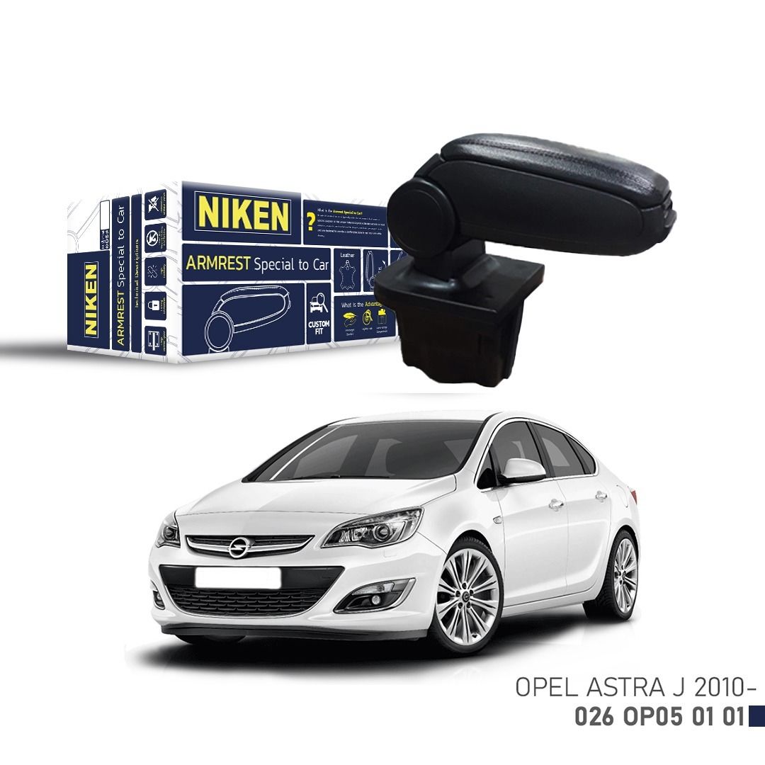 Opel Astra Uyumlu J -2010 Araca Özel Kol Dayama Siyah Niken Parça