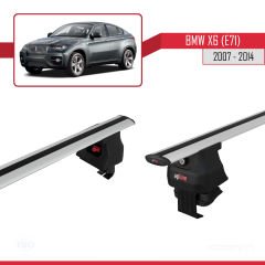 BMW X6 (E71) 2007-2014 Arası ile uyumlu ACE-4 Ara Atkı Tavan Barı GRİ