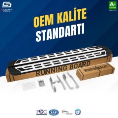S-Dizayn VW Caddy 3 S-Plus Gri Yan Basamak 193 Cm 2004-2020