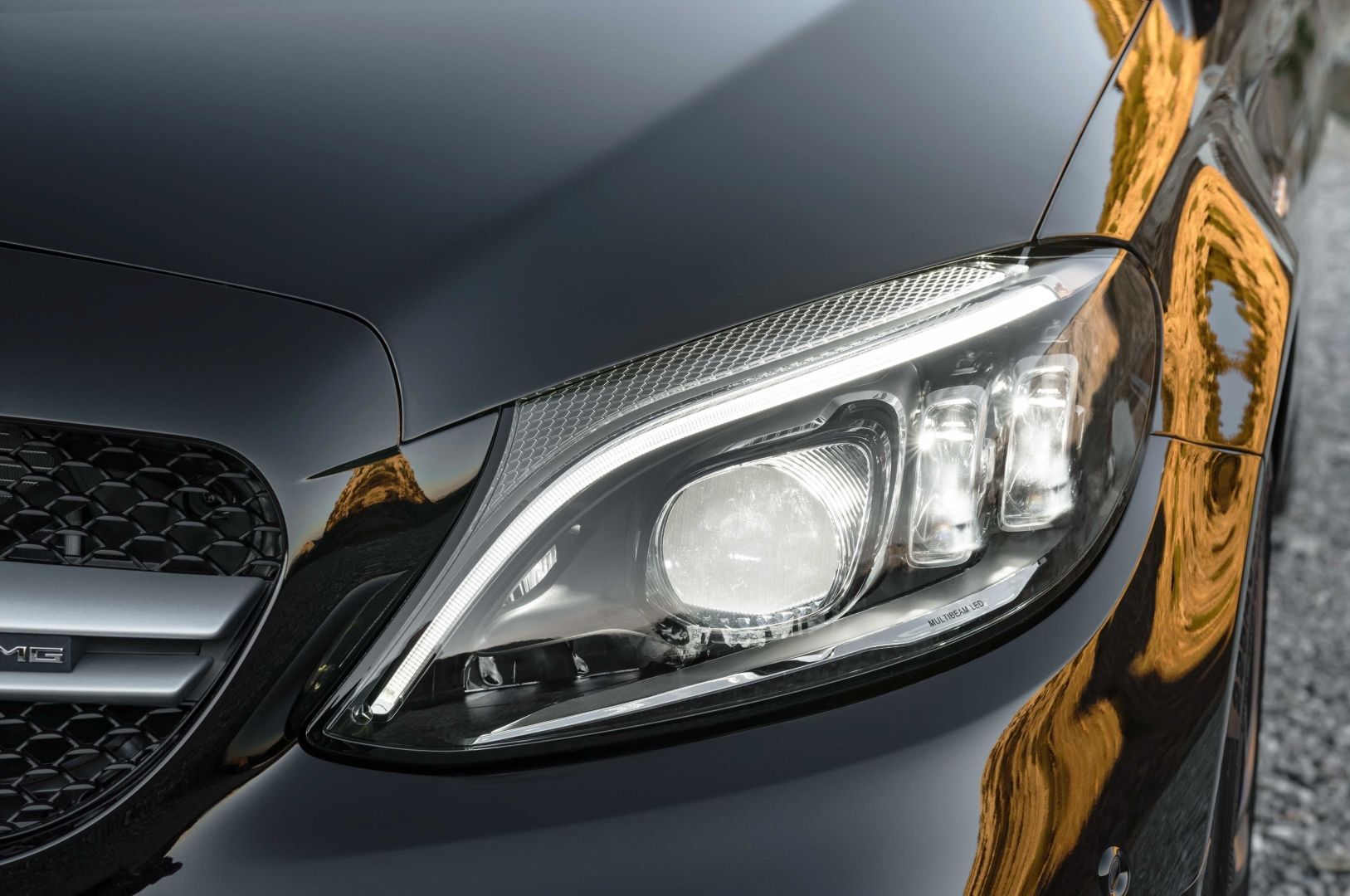 Mercedes W205 Uyumlu C Serisi Multibeam LED Far