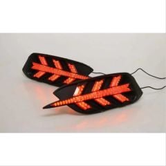 Honda Civic Uyumlu Fc5 2016-2020 Arka Sis Ledi Uçak Dizayn Haraketli