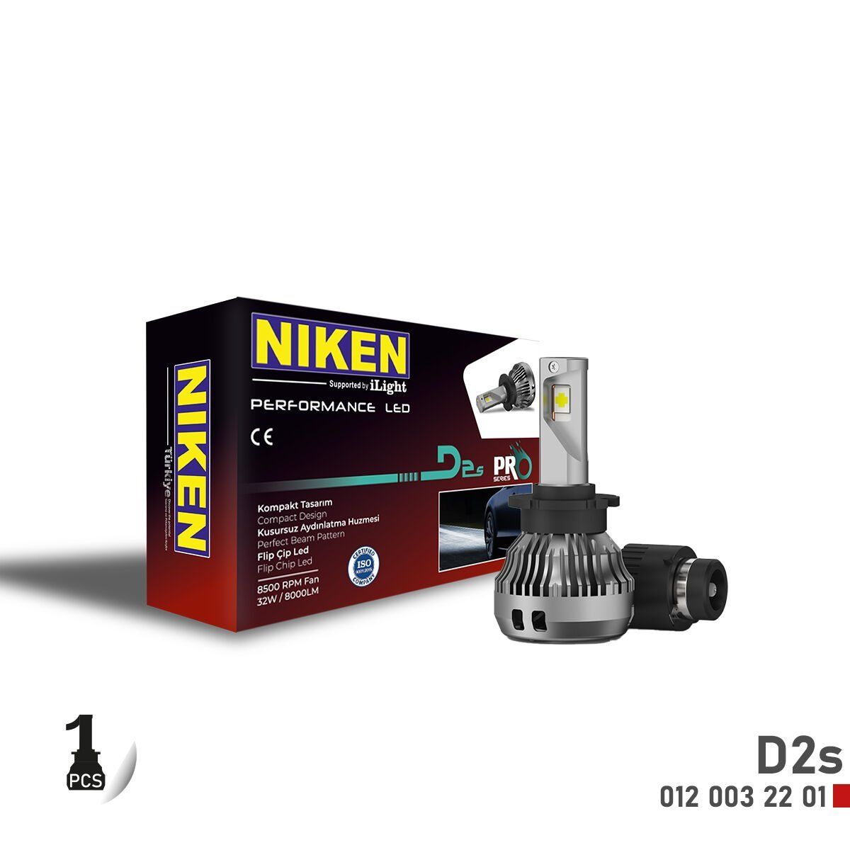 LED Xenon Uyumlu Pro Serisi D2S (1 Adet) Parça