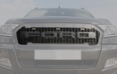 Ford Ranger Uyumlu Wildtrak T7 2015-2017 Gündüz Ledli Ön Panjur
