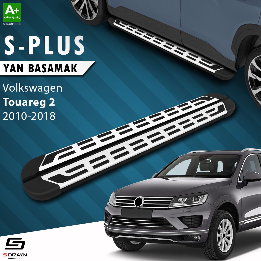 S-Dizayn VW Touareg 2 S-Plus Gri Yan Basamak 193 Cm 2010-2018