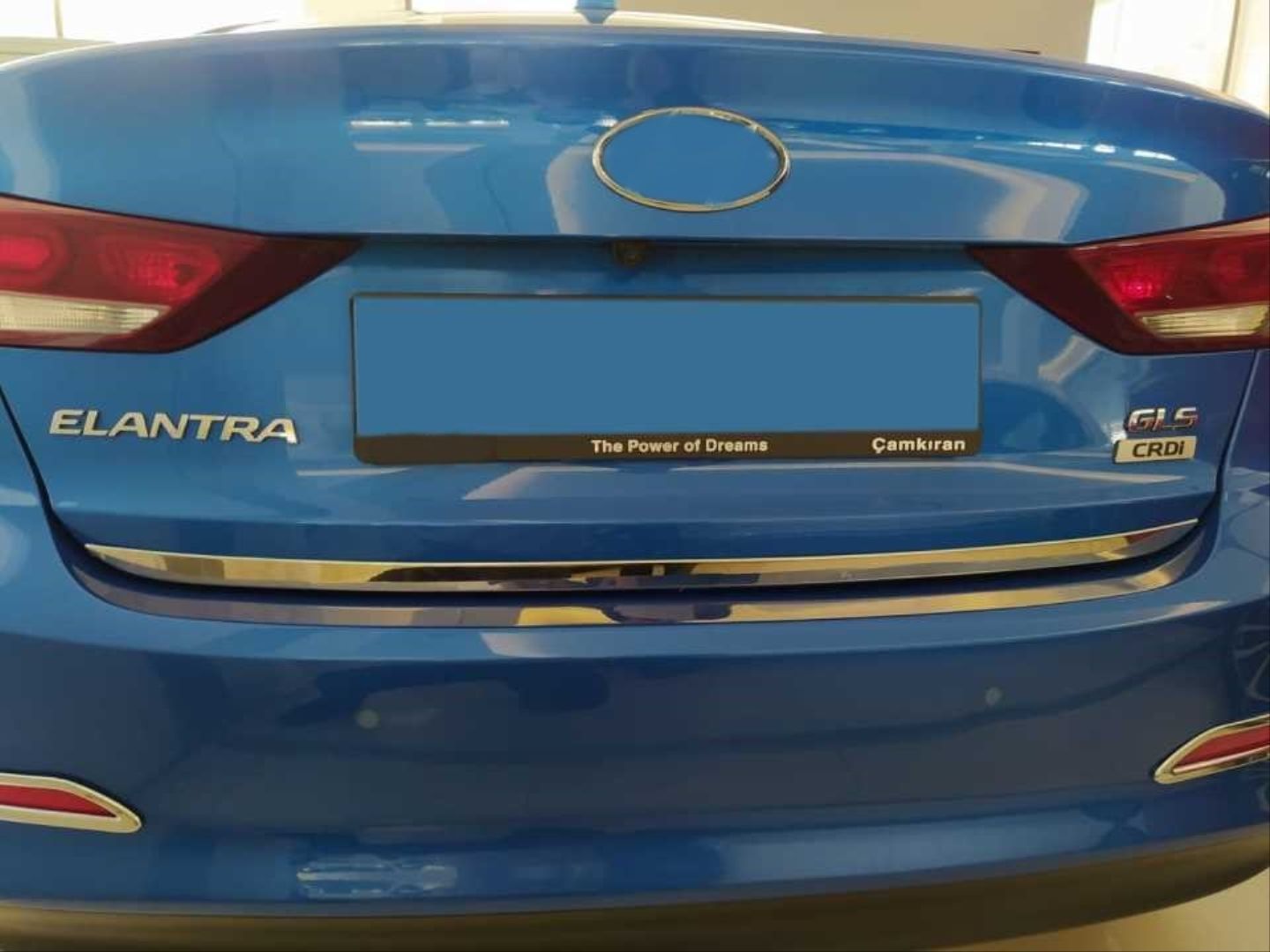 Hyundai Elantra Uyumlu 2016-2018 Bagaj Kapağı Çıtası Krom