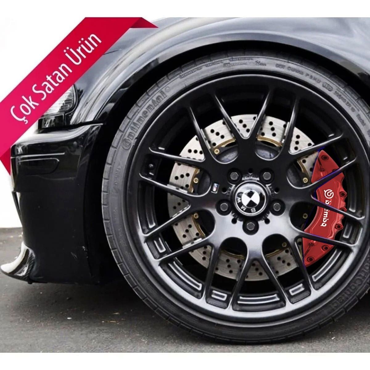 Suzuki Wagon R Uyumlu Brembo Kırmızı Kaliper Kapağı 4 Parça Ön Arka Set
