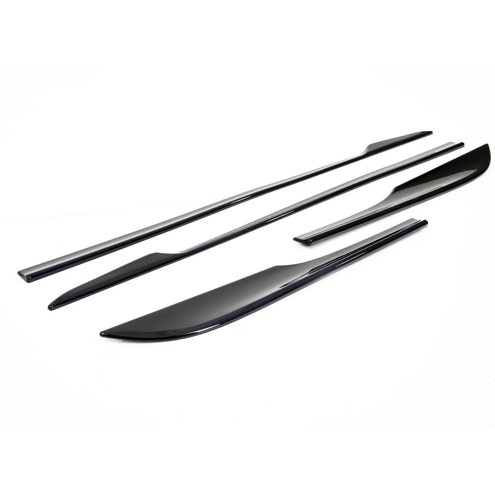 S-Dizayn Honda Civic FC5 ABS Plastik Yan Kapı Çıtası Parlak Siyah 4 Prç. 2016-2021 A+Kalite