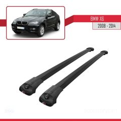 BMW X6 (E71) için 2008-2014 Arası ile uyumlu ACE-1 Ara Atkı Tavan Barı SİYAH