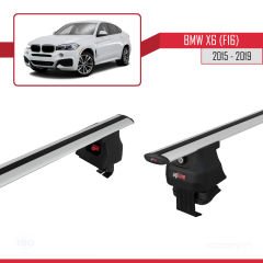 BMW X6 (F16) 2015-2019 Arası ile uyumlu ACE-4 Ara Atkı Tavan Barı GRİ