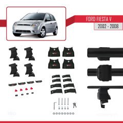 Ford Fiesta V 2002-2008 Arası ile uyumlu ACE-4 Ara Atkı Tavan Barı SİYAH