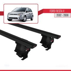 Ford Fiesta V 2002-2008 Arası ile uyumlu ACE-4 Ara Atkı Tavan Barı SİYAH