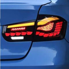 Bmw 3 Uyumlu Serisi F30 Dragon LED Stop Dinamik Animasyonlu - Kırmızı